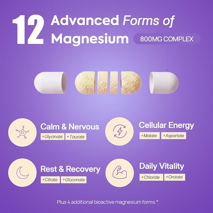 HerAure Hermag Magnesium 20-in-1 Complex Magnesim Complex For Women