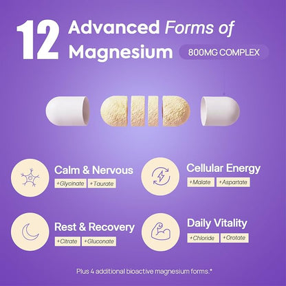 HerAure Hermag Magnesium 20-in-1 Complex Magnesim Complex For Women