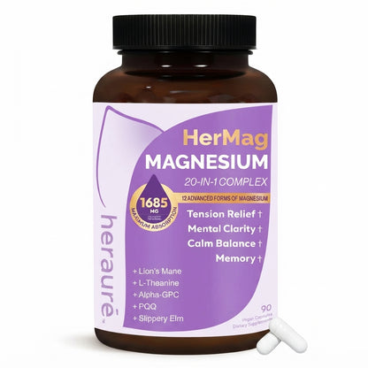 HerAure Hermag Magnesium 20-in-1 Complex Magnesim Complex For Women